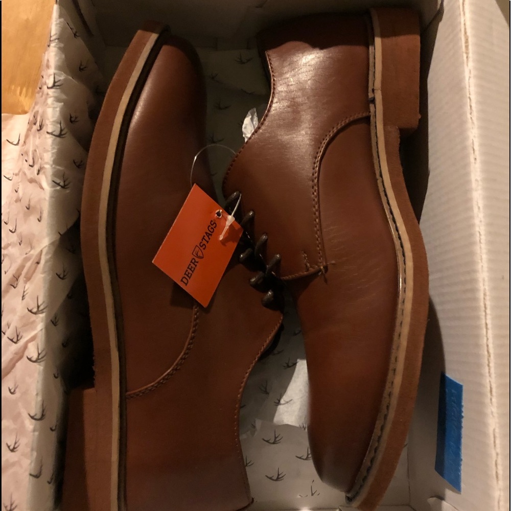 New In Box- Kids Deer Stag Dress Oxford Shoe